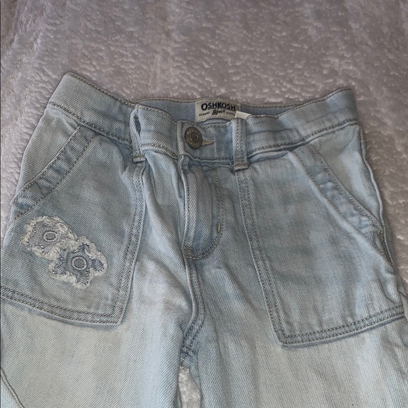 Gently Loved Light Blue Flared Girls Jeans by OshKosh - Picture 4 of 10